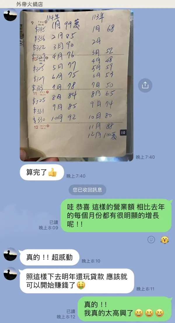 客戶真實對話回饋