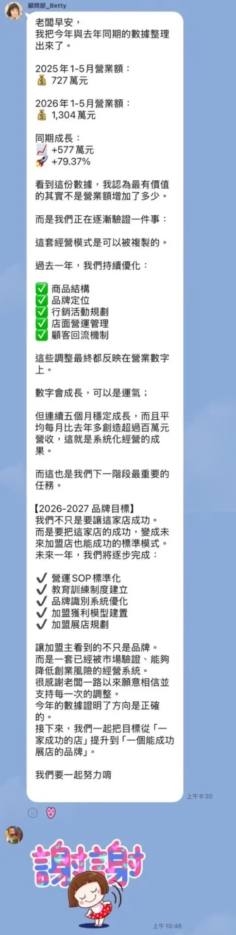 客戶真實對話回饋